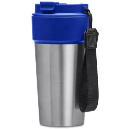 Kooshty Amigo Stainless Steel & Plastic Double-Wall Tumbler Blue Front